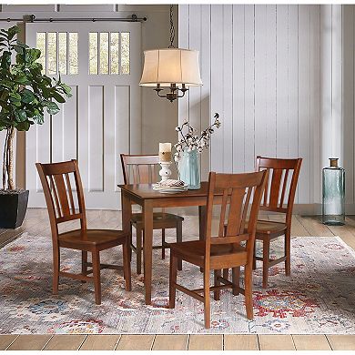 International Concepts San Remo Dining Table & Chair 5-piece Set