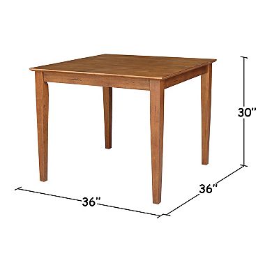 International Concepts San Remo Slat Dining Table & Chair 5-piece Set