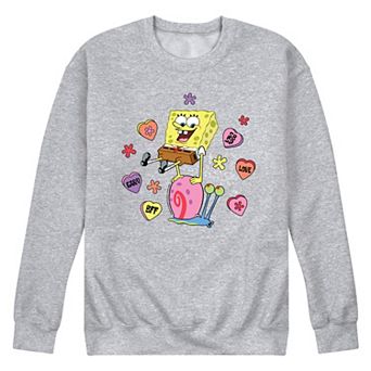 Men's SpongeBob Candy Hearts Sweatshirt