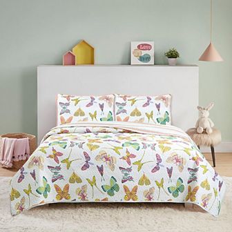 Emma Butterfly Quilt Set with Shams