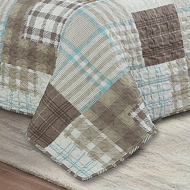 Aubin Patchwork Quilt Set with Shams