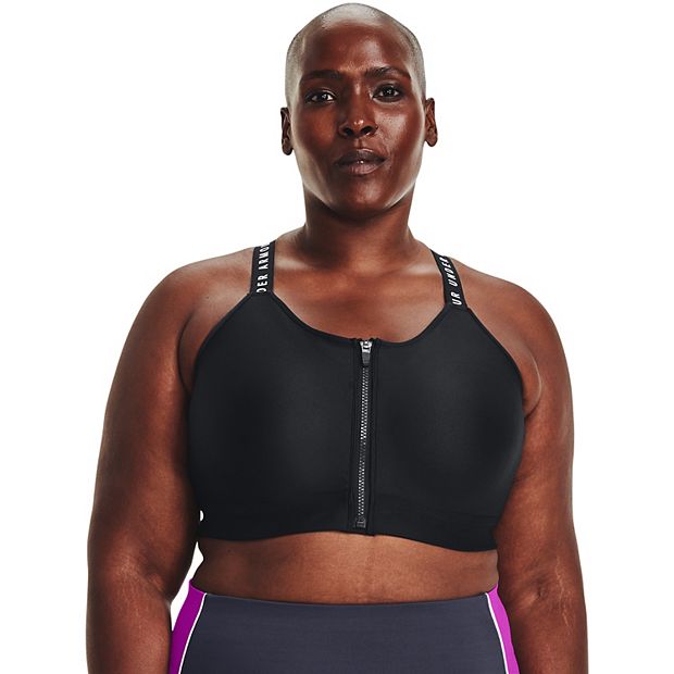 Plus Size Under Armour Infinity Zip-Front High-Impact Sports Bra