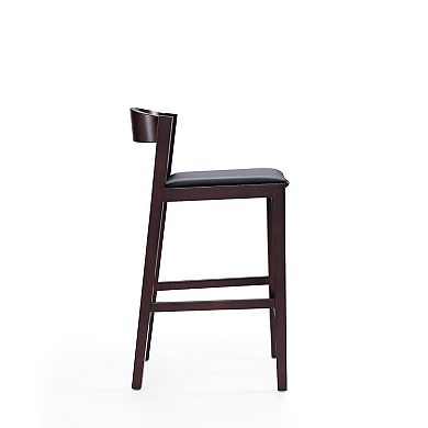 MANHATTAN COMFORT Klismos Counter Stool 3-piece Set