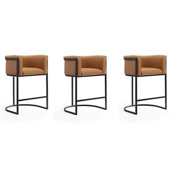 MANHATTAN COMFORT Cosmopolitan Counter Stool 3 pc Set