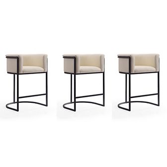 MANHATTAN COMFORT Cosmopolitan Counter Stool 3 pc Set