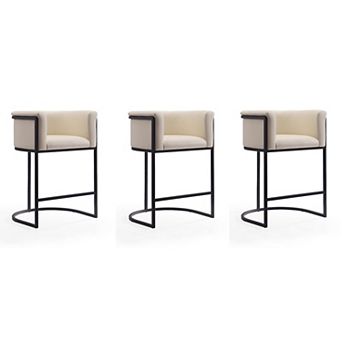 MANHATTAN COMFORT Cosmopolitan Counter Stool 3 pc Set