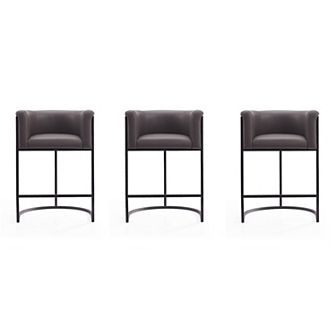 MANHATTAN COMFORT Cosmopolitan Counter Stool 3 pc Set