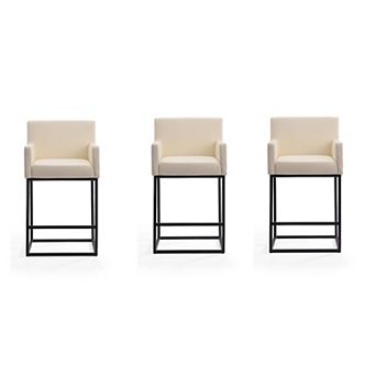 MANHATTAN COMFORT Ambassador Counter Stool 3 pc Set
