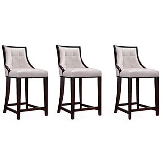 MANHATTAN COMFORT Fifth Ave Counter Stool 3 pc Set
