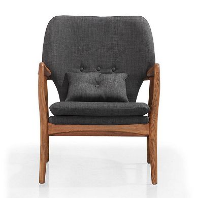 MANHATTAN COMFORT Bradley Accent Chair & Ottoman 2-piece Set