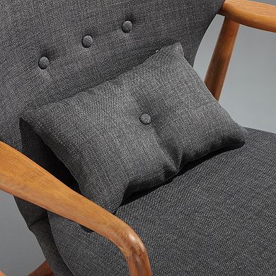 MANHATTAN COMFORT Bradley Accent Chair & Ottoman 2-piece Set