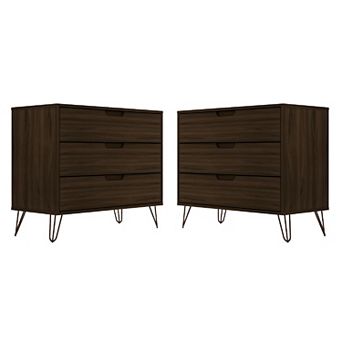 Manhattan Comfort Rockefeller Dresser 2 pc Set