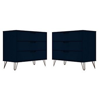 Manhattan Comfort Rockefeller Dresser 2 pc Set