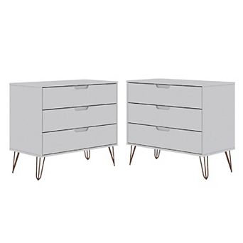 Manhattan Comfort Rockefeller Dresser 2 pc Set