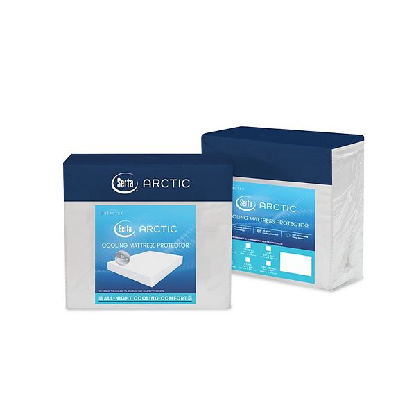 Serta Arctic 5x Cooling Waterproof Mattress Protector Powered by REACTEX