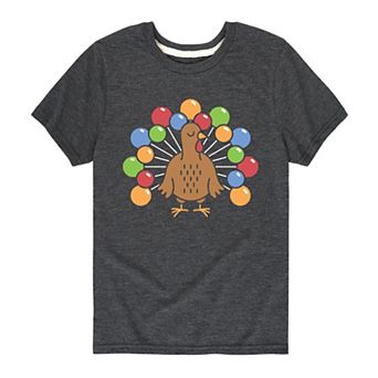 Boy's 8-20 Lollipop Turkey Tee