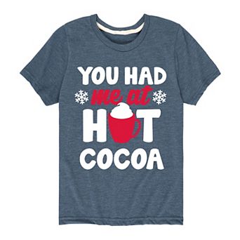 Boys 8-20 You Had Me At Hot Cocoa Graphic Tee