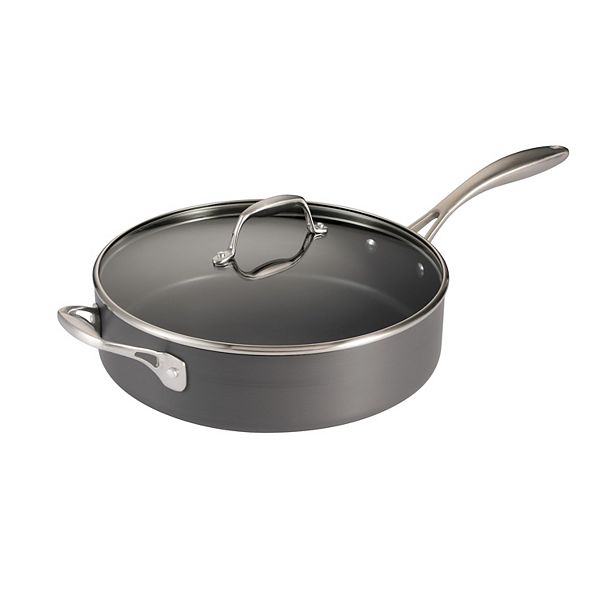 Tramontina 5.5qt. HardAnodized Aluminum Covered Deep Sauté Pan