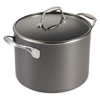 Tramontina 8-qt Hard-Anodized Aluminum Covered Stock Pot