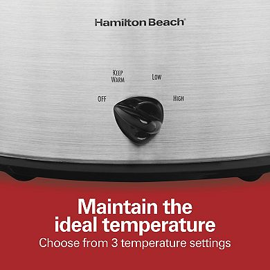 Hamilton Beach 5-qt. Oval Slow Cooker