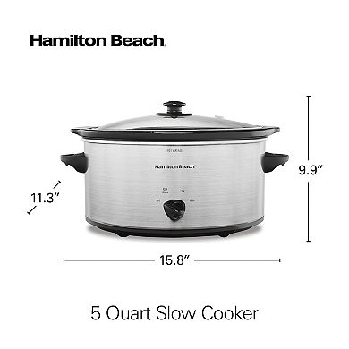 Hamilton Beach 5-qt. Oval Slow Cooker