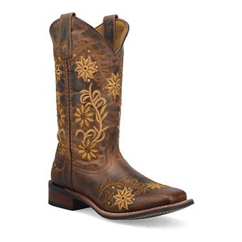 Laredo Secret Garden Women's Leather Cowboy Boots