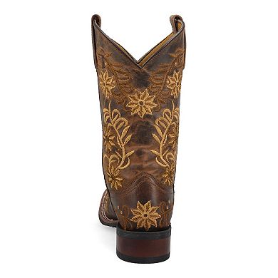 Laredo Secret Garden Women's Leather Cowboy Boots