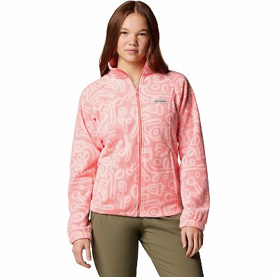 フリースジャケット [WACKYWILLY] Women's Pattern Searing Zip-Up Jacket - 2 COLOR Full Zip Hoodie | Women's Double Zip Hoodie | WISKII Active