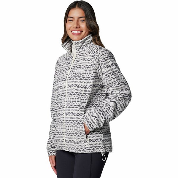 Columbia Womens Benton Springs Fleece Jacket Black Size 3x