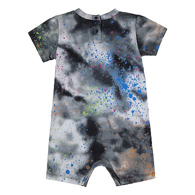 Baby Boy Nike Tie-Dye Graphic Romper
