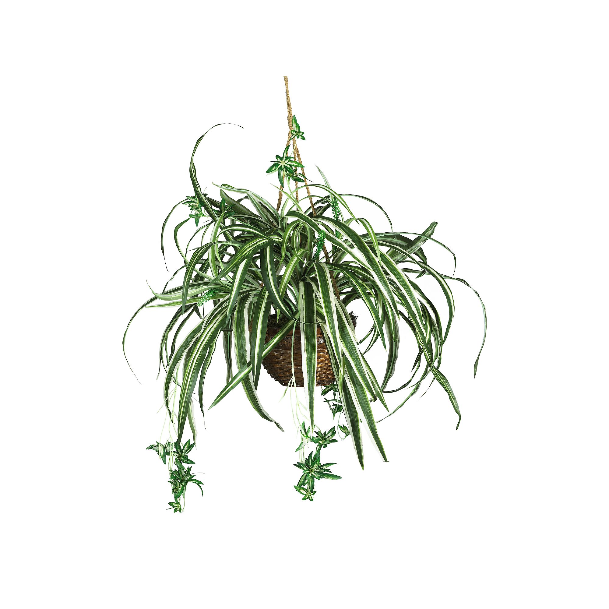 nearly natural Hanging Silk Spider Plant, Multicolor