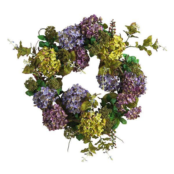 nearly natural Silk Hydrangea Wreath