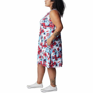 Plus Size Columbia Chill River Print UPF 50 Moisture-Wicking Active Dress