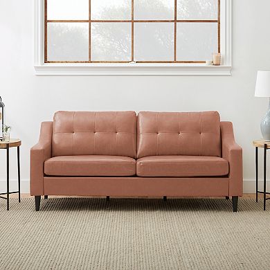 Lucid Dream Collection Scooped Arm Tufted Sofa