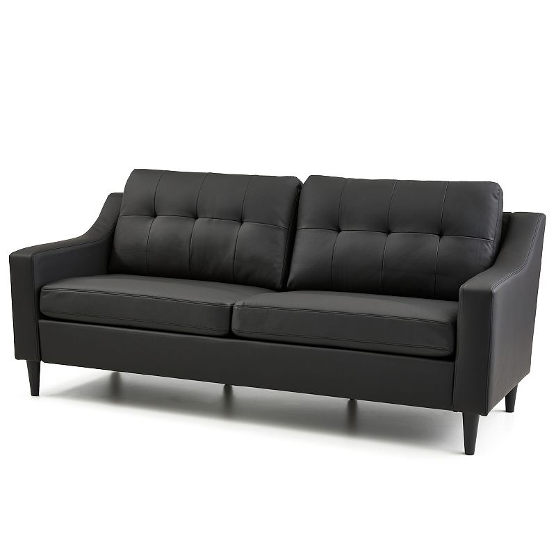 33476725 Lucid Dream Collection Scooped Arm Tufted Sofa, Bl sku 33476725