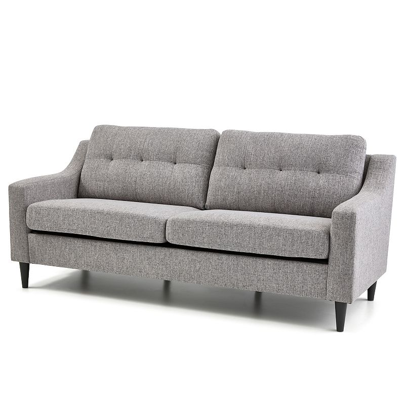 77026884 Lucid Dream Collection Scooped Arm Tufted Sofa, Gr sku 77026884