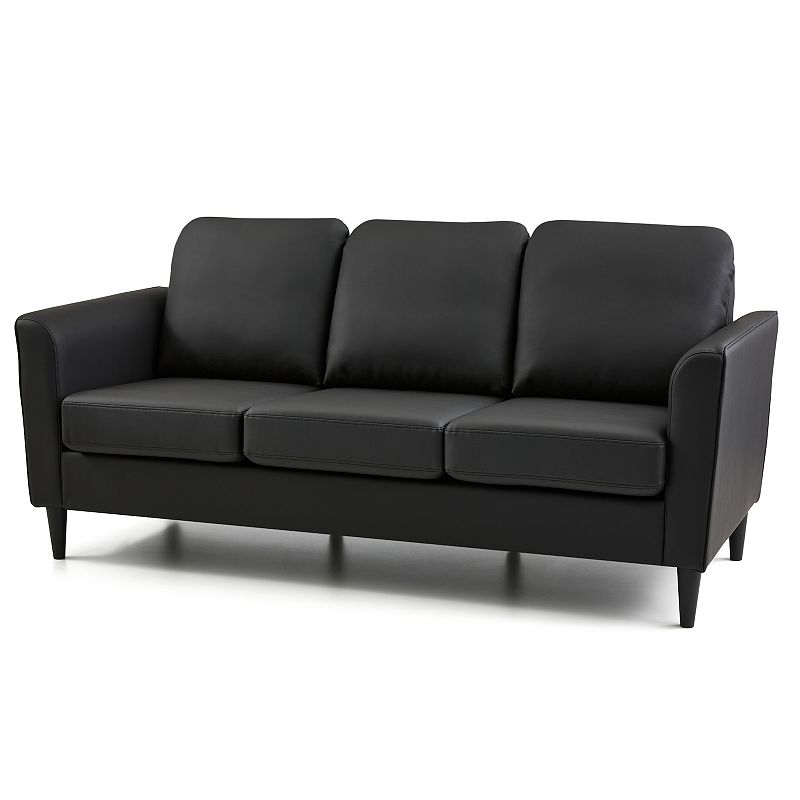33476728 Lucid Dream Collection Curved Arm Sofa, Black sku 33476728