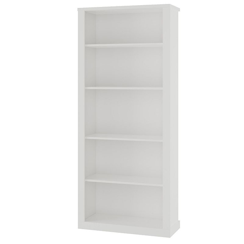 Lucid Dream Collection Standard 5-Shelf Bookcase, White