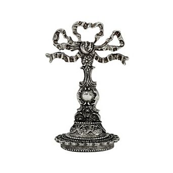 1928 Silver Tone Bow Handle Butterfly Wax Stamp