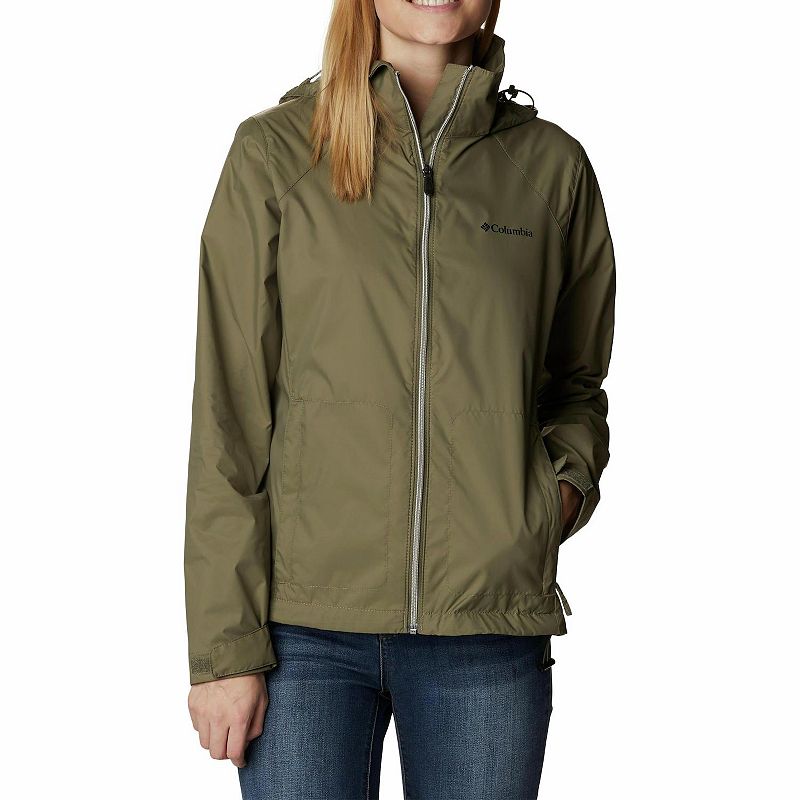 Womens Columbia Switchback III Packable Rain Jacket, Size: Small, Green
