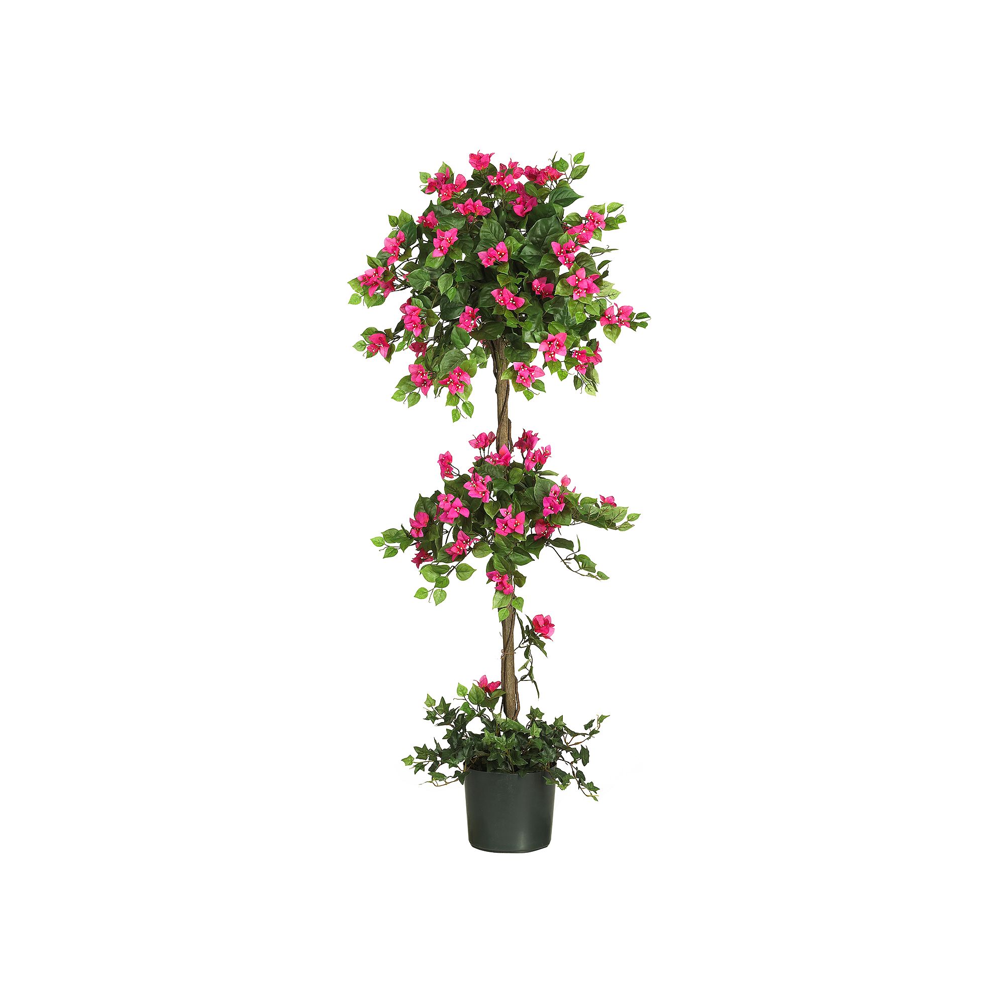 nearly natural Silk Mini Bougainvillea Topiary Tree, Multicolor