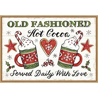 Amanti Art Christmas Treats I Framed Canvas Wall Art