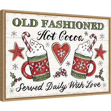 Amanti Art Christmas Treats I Framed Canvas Wall Art