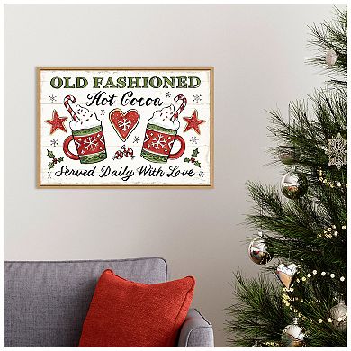 Amanti Art Christmas Treats I Framed Canvas Wall Art
