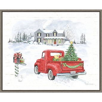 Amanti Art Farmhouse Holidays VI Framed Canvas Wall Art