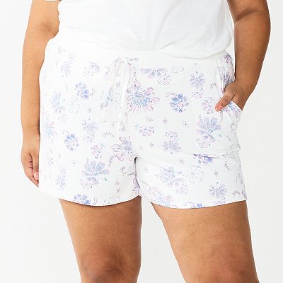 Plus Size Sonoma Goods For Life Essential Pajama Shorts