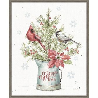 Amanti Art A Christmas Weekend II Framed Canvas Wall Art