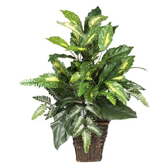 nearly natural Silk Mixed Greens Plant