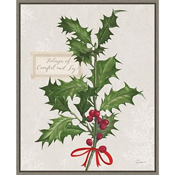 Amanti Art Joyful Tidings VI Framed Canvas Wall Art