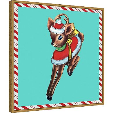 Amanti Art 1955 Christmas III Framed Canvas Wall Art